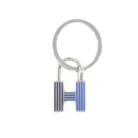 Hermes Cadena Quiz Rainbow 077309FP Key Ring