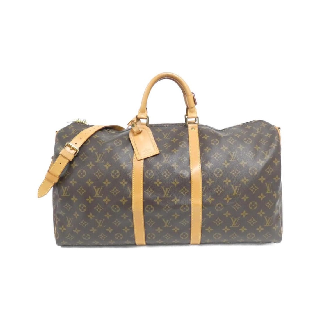Louis Vuitton Monogram Keepall Bandouliere 55cm M41414 Boston Bag: --- Catalog ---Category: SizeSize (HxWxD): 31cm x 55cm x 24cm / 12.2'' x 21.65'' x 9.44''Category: DesignType: Boston bagColor: MarronGender: WomenMaterial: Coated canvas Hardware Color: GoldCategory: