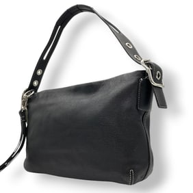 Coach 1417 Leather Hobo Shoulder Bag/Handbag with Silver Hardware, Women's, Size 9