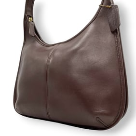 Coach Old Ergo 9025 Shoulder Bag, One-Shoulder Handbag, Glove-Tanned Leather, Brown, Women's, Z4