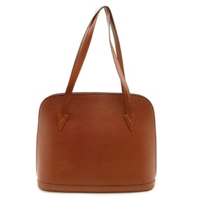 LOUIS VUITTON Epi Leather Lussac Shoulder Bag/Tote Bag in Kenya Brown (M52283)