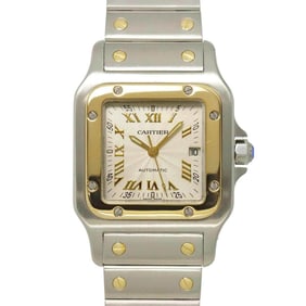Cartier Santos Galbee LM Two-tone W20041C4 Men's Watch in 18K Yellow Gold with Automatic Movement
