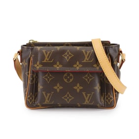 Louis Vuitton Monogram Viva Cite PM Shoulder Bag, Brown, M51165, Gold Hardware