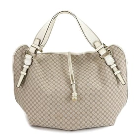 Celine Bittersweet Tote Bag in Beige Canvas and Leather with Gold Hardware