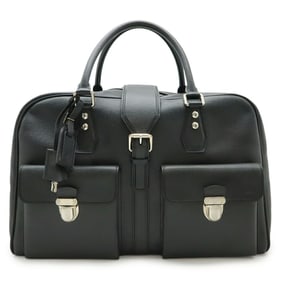 LOUIS VUITTON Taiga Ivan Boston Bag, Travel Ardoise, Black, M32502