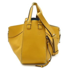 LOEWE Hammock Drawstring Bag, Small Handbag/Shoulder Yellow Leather