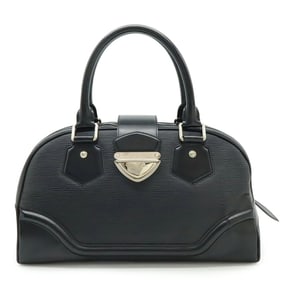 LOUIS VUITTON Epi Bowling Montaigne GM Handbag in Black Leather (Noir) M59312