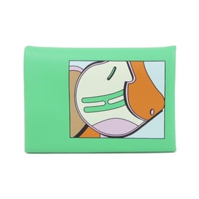 Hermes Hermès SELLE EN DESORDRES Calvi Duo 084717CK Wallet/Coin Case