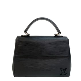 LOUIS VUITTON M41312 Cluny BB Flap 2-Way Shoulder Bag, Epi Leather, Black, Women's, Z0014847