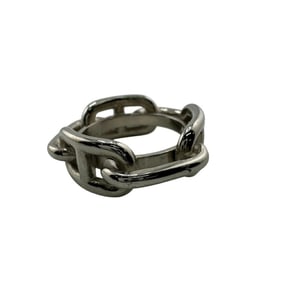 HERMES Chaine d'Ancre scarf ring, silver, unisex
