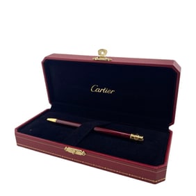 CARTIER Santos Ballpoint Pen, Red, Unisex