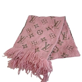 LOUIS VUITTON Echarpe Mania Scarf M70466 Pink Women's