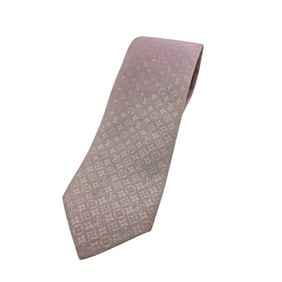 LOUIS VUITTON M90718 Fading Monogram Tie, Pink, Men's