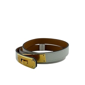 HERMES Kelly Belt 2023 White Unisex