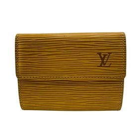 LOUIS VUITTON M63489 Porte Monnaie Bi-E Carte Credit Compact Wallet, Card Case, Epi Leather Coin