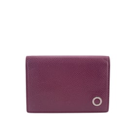 BVLGARI Bvlgari Man Bifold Card Case Wallet Red Unisex