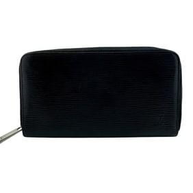 LOUIS VUITTON M60632 Zippy Organizer Epi Long Wallet, Black, Men's