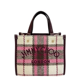 JIMMY CHOO Varenne Mini Tote Bag, Handbag, Red, Women's