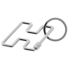 Hermes HERMES Keychain H To Speed Key Ring H077245FJ00 Metal Silver S-159514