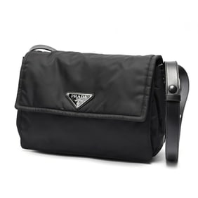 PRADA Medium Padded Re-Nylon Shoulder Bag 1BD255 Nylon Black S-159619