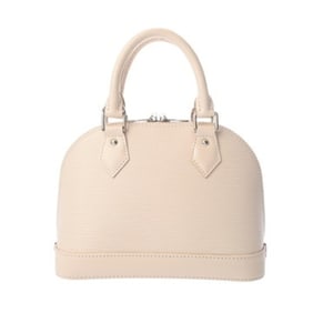 LOUIS VUITTON Epi Alma BB 2-Way Quartz White M58706 Women's Leather Handbag, Rank A, Pre-owned,