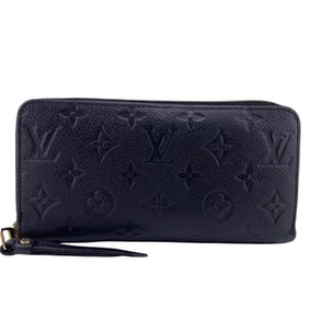 LOUIS VUITTON M61864 Zippy Wallet Monogram Long Black Women's