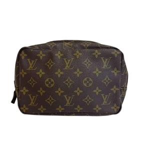 LOUIS VUITTON Louis Vuitton True Toilet 23 Monogram Pouch Brown Unisex