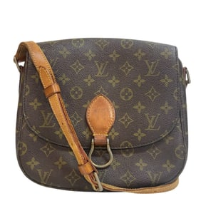 LOUIS VUITTON M51242 Saint-Cloud GM Monogram Shoulder Bag, Brown, Women's