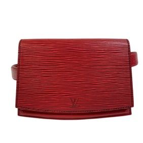 LOUIS VUITTON M52607 Pochette Santur Pouch Waist Bag Epi Leather Body Shoulder Red Women's Z0014855