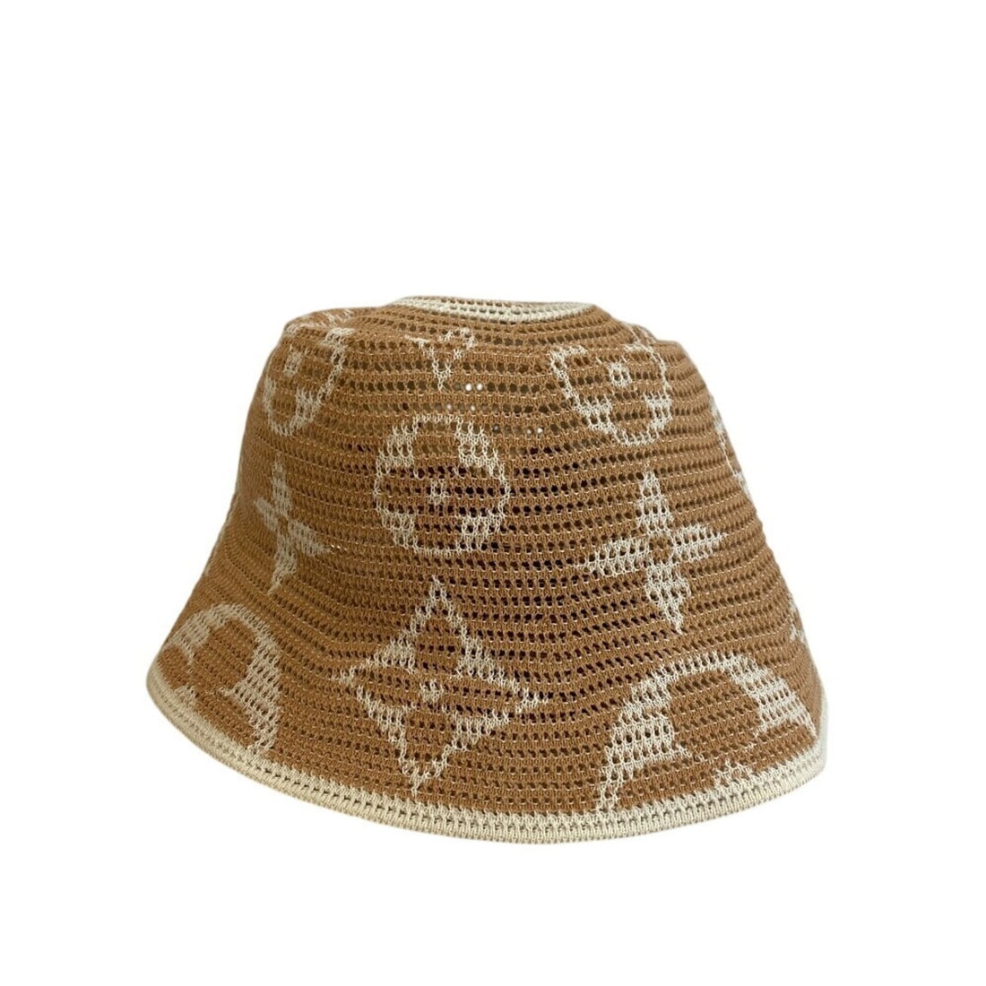 LOUIS VUITTON M7612M Summer Bracelet Monogram Hat, Beige, Women's: --- Catalog ---Category: DesignType: Bucket hatGender: WomenMaterial: Nylon , Cotton Category: GeneralBrand: Louis VuittonModel: M7612MCategory: MeasurementsUS Size: SCircumference: 57cm / 22.44''---