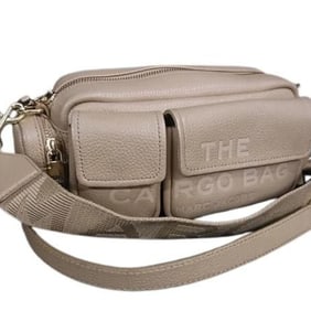 MARC JACOBS The Leather Cargo Bag, Brown Leather, Women's