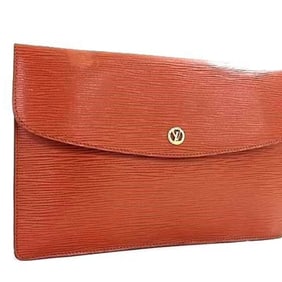 LOUIS VUITTON Montaigne 27 clutch bag M52653 Kenya Brown Epi leather for men and women