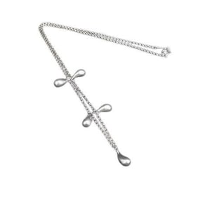 TIFFANY & Co. Elsa Peretti Teardrop Necklace in Silver SV925 for Women