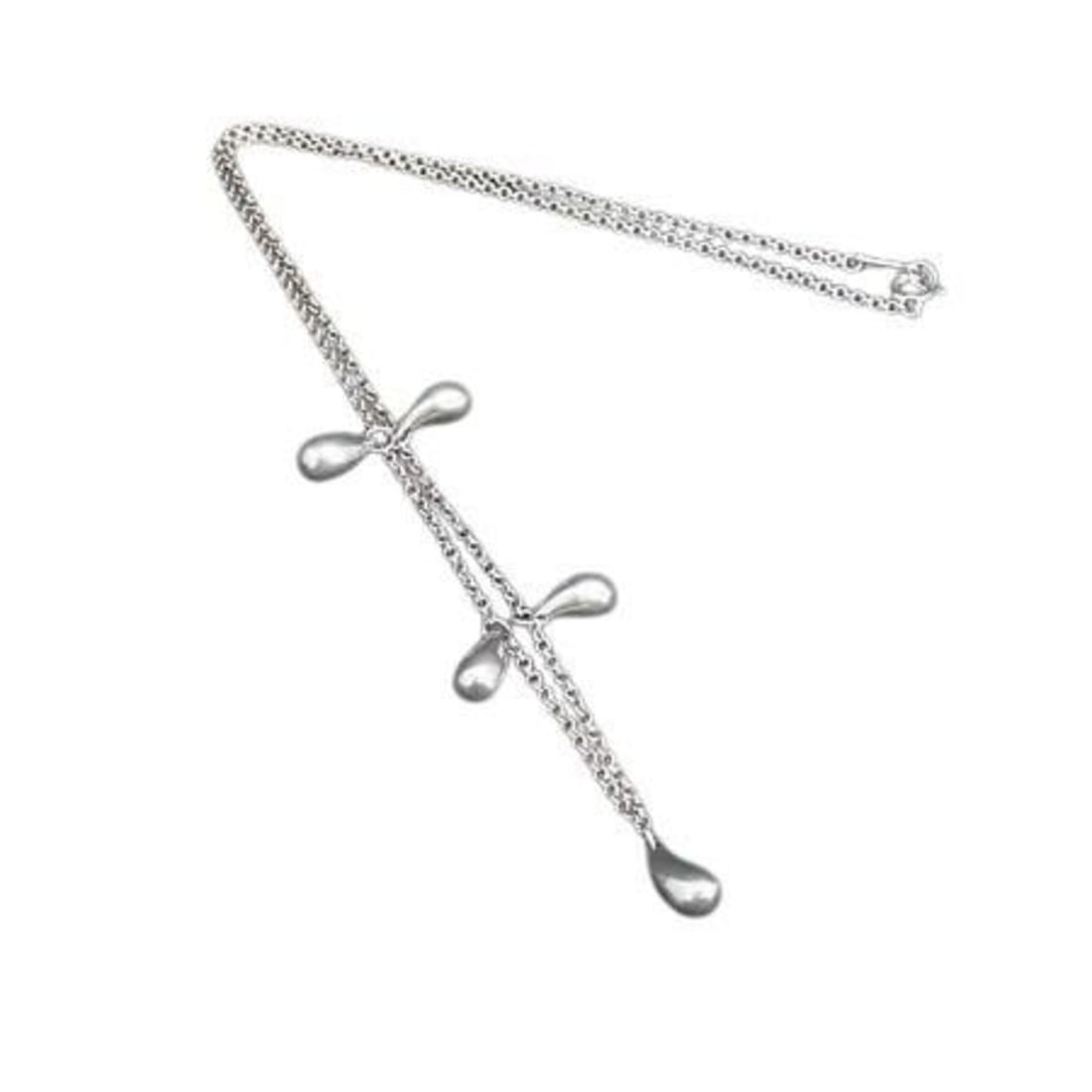 TIFFANY & Co. Elsa Peretti Teardrop Necklace in Silver SV925 for Women (1 of 10)