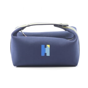 Hermes Hermès Brides A Black PM H Pavillon Handbag, Canvas, Women's, Blue, Multicolor, H103222M