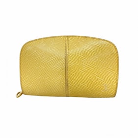 Louis Vuitton Epi Wallet Portefeuille Z M6344A Vanilla Women's