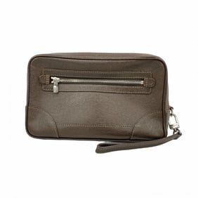 Louis Vuitton Taiga Pavel Clutch Bag M31148 Grizzly Men's