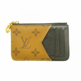 Louis Vuitton Monogram Reverse Porte-Carto-Rommie Wallet/Coin Case M81912 Brown/Black Women's