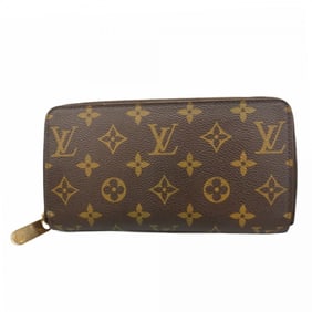 Louis Vuitton Monogram Zippy Wallet M60017 Brown Men's and Women's