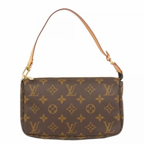 Louis Vuitton Monogram Pochette Accessoires M51980 Brown Women's Bag/Pouch
