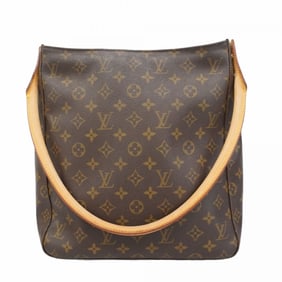 Louis Vuitton Monogram Looping GM Shoulder Bag M51145 Brown Women's