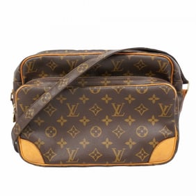 Louis Vuitton Monogram Nile Shoulder Bag M45244 Brown Women's