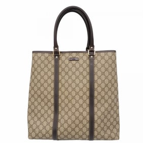 Gucci GG Supreme Tote Bag 223668 Brown Champagne for Men and Women