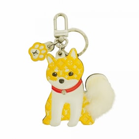 Louis Vuitton Monogram Porte-Clés Keychain, LV Shiva M01199, Beige/Brown, Women's