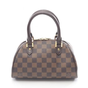 Louis Vuitton Rivera Mini Handbag, Coated Canvas and Leather with Damier Detail, Brown, N41436,