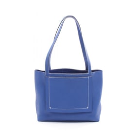 Hermes Hermès Cabas Serie 31 Tote Bag, Leather, Taurillon Clemence Men's, Blue