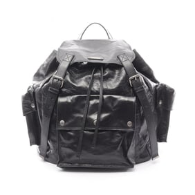 Yves Saint Laurent Saint Laurent Paris rucksack, leather, black, for men and women, 491826