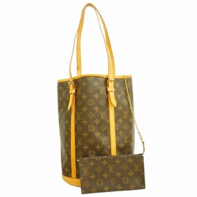 Louis Vuitton Monogram Bucket GM Tote Bag M42236 Brown Women's