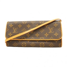 Louis Vuitton Monogram Pochette Twin GM Shoulder Bag M51852 Brown Women's