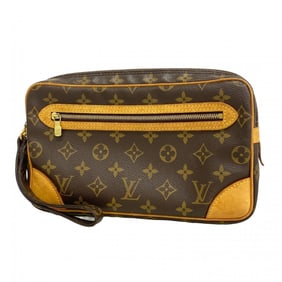 Louis Vuitton Monogram Marly Dragonne GM Clutch Bag M51825 Brown Men's